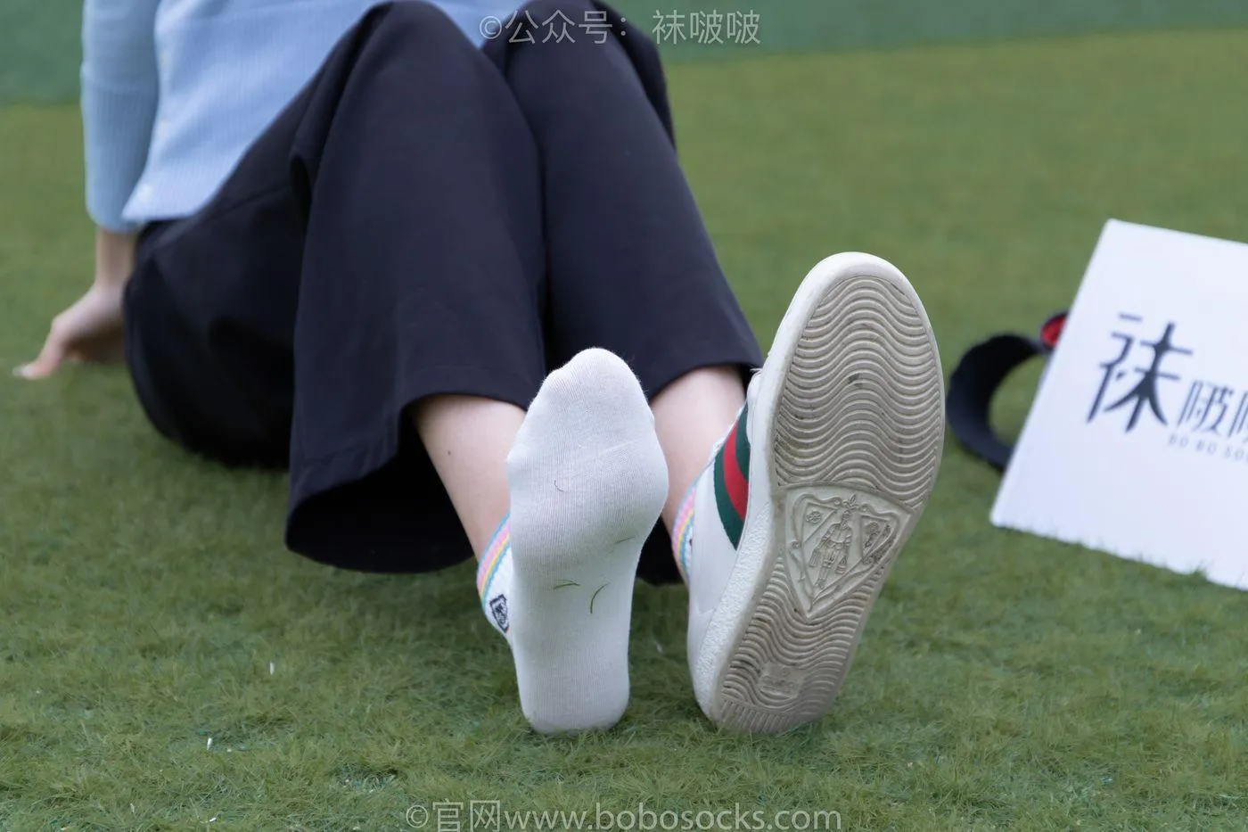[BoBoSocks袜啵啵]NO.021 泡芙-板鞋、白棉袜、裸足 [131P]插图4